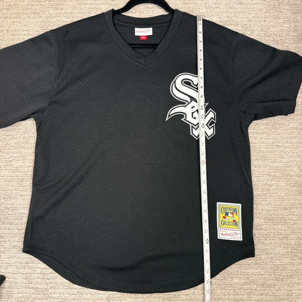 Mitchell & Ness Bo Jackson Chicago White Sox Batting Practice Jersey Black Lg. - Picture 12 of 14